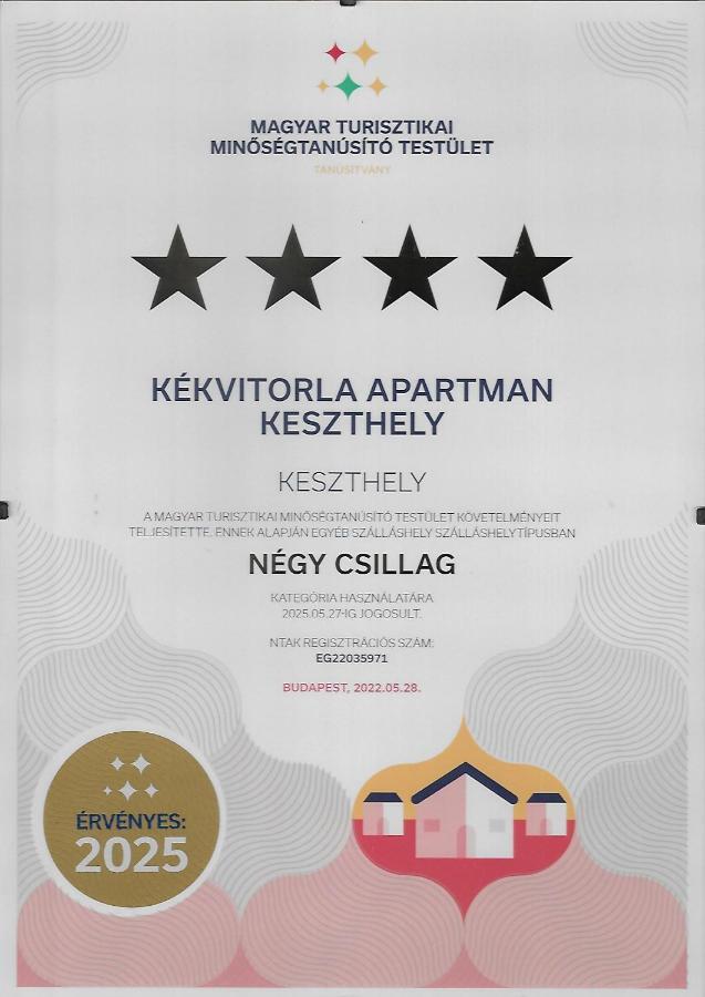 Kekvitorla Apartman Кестхей Экстерьер фото
